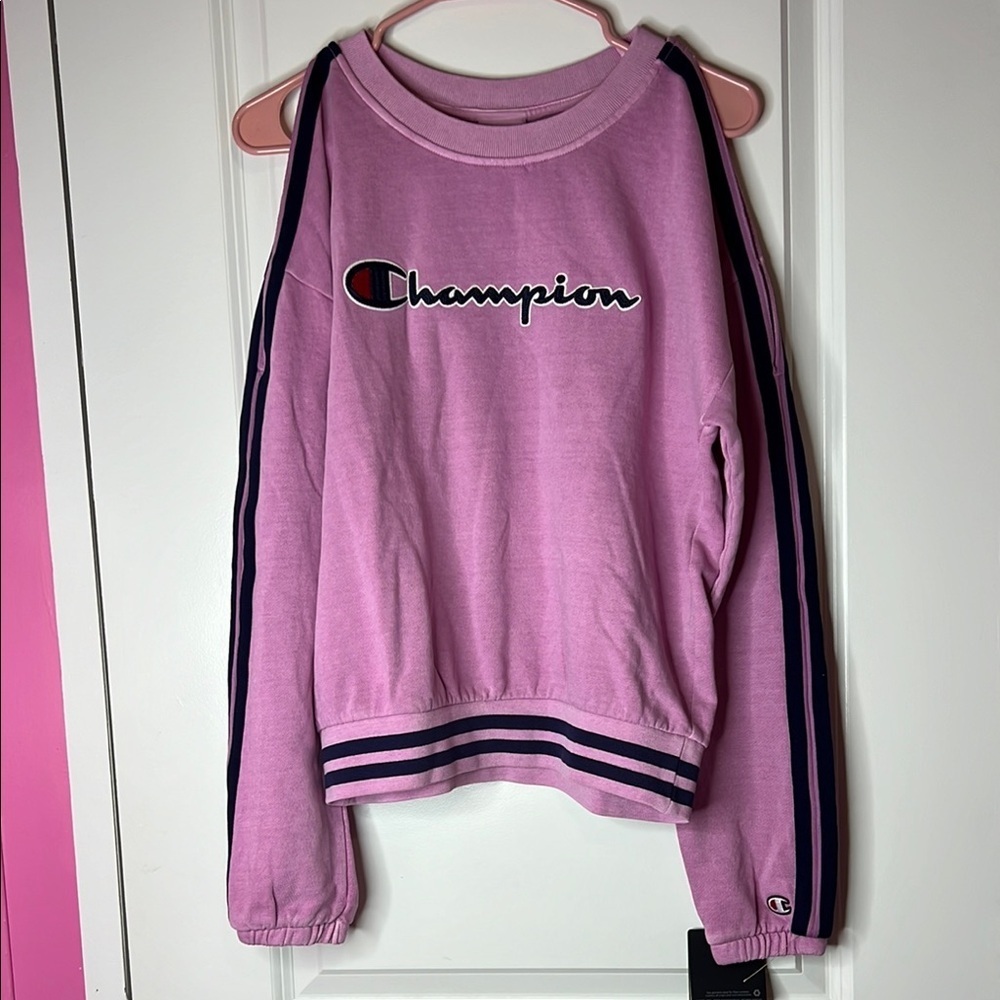 Champion Women's Pink Sweatshirt ✅NEW